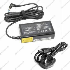 NEW Acer Aspire 2010 Series 2012WLCi, 2012WLMi Laptop Charger + Mains Cable UK