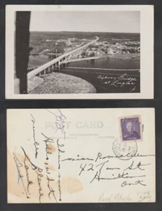 Longlac Ontario Postal Puente de Carretera Distrito de Thunder Bay Foto Real Usada - Imagen 1 de 3