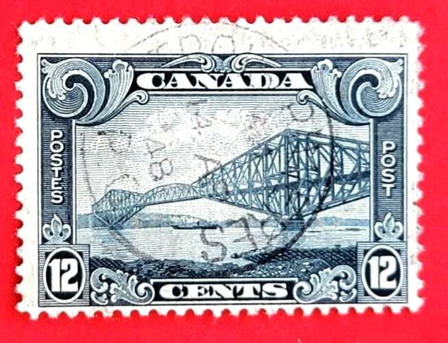 Канадская марка 156 «Квебекский мост» б/у - Изображение 1 из 1