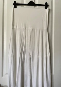 MERONA outfit features white strapless midi dress XL w/black SUMA tasseled shaw - Picture 1 of 11