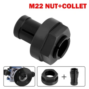 Professional Quality Collet Chuck Adapter with M22 Nut for Trimming Machines - Picture 1 of 12