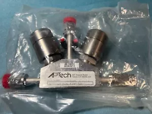 NUEVO APTech AP3550 Acero Inoxidable Diafragma Neumático 3 Puertos 2 Válvulas Colector - Imagen 1 de 8
