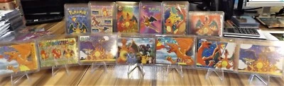POKEMON POCKET MONSTERS VENDING PRISM STICKERS ~ 13 CHARIZARD PRISM CARDS ~ - Image 1 of 4