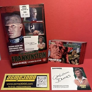 HAMMER Platinum Collection 11 EL HORROR DE FRANKENSTEIN Graham James Auto GJ1 - Imagen 1 de 1