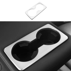 Silver Steel Rear Water Cup Panel Frame Cover Trim For Mazda 3 Axela 2019-2022 - Picture 1 of 6