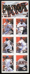 1996 Pro Stamps San Francisco Giants Team Set Barry Bonds Deion Sanders Williams