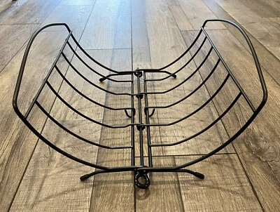 BANDWAGON Roast & Serve Turkey Roasting Rack Large Non Stick NEW Oven 13” Long - 8” Deep