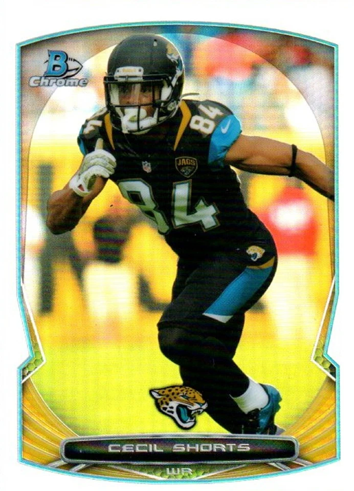 2014 Bowman Chrome Refractors #89 Cecil Shorts Jacksonville Jaguars - Image 1 of 1