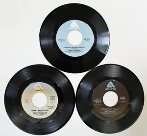 (3) Barry Manilow 45s .. When I wanted You - Weekend in New England - Copacabana - Picture 1 of 1