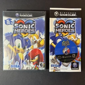 Sonic Heroes Nintendo Gamecube completo manuale testato etichetta nera - Foto 1 di 7
