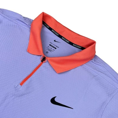 Nike Court Men's Tennis Slam Ultimate 1/4 Zip Polo Shirt Purple FQ2015-580 • 2XL - Image 1 of 4