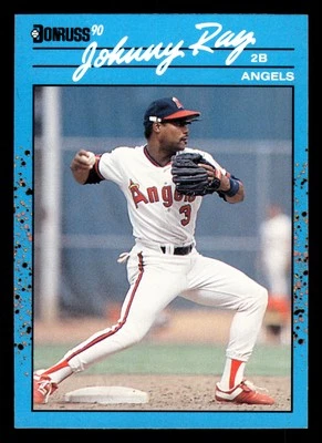 Johnny Ray 1990 Donruss Best of the AL #73 California Angels - Image 1 of 2