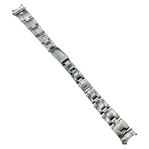 Rolex Oyster Rivet Bracelet 7204 13mm Stainless Steel Big Crown Watch Band - Picture 1 of 7