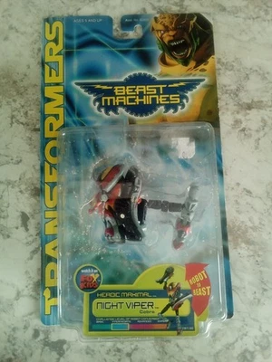 Figura de acción Hasbro Transformers Beast Machines NIGHT VIPER MOSC Foto 1 de 4