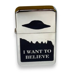 Lighter - I Want to Believe High Polish Chrome - Picture 1 of 5