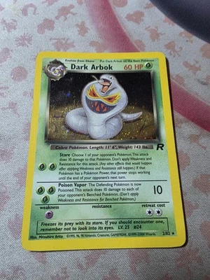 Pokemon Dark Arbok Rocket Unlimited 2/82 Holo Misprint Date Error 1999-23000 HP - Image 1 of 3