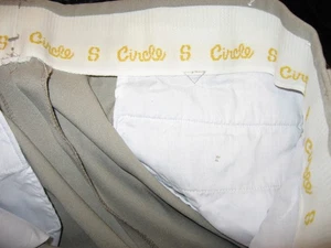 Circle S,Lt Gray ,Dress Pants,Western cut, 10" Leg,Flat Front,Belt Loops,42"x32" - Picture 1 of 12