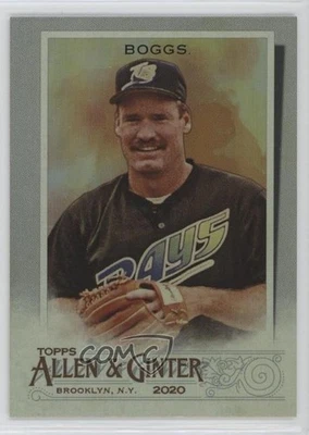 2020 Topps Allen & Ginter's Hot Box Silver Portrait Wade Boggs #126 HOF - Image 1 of 2