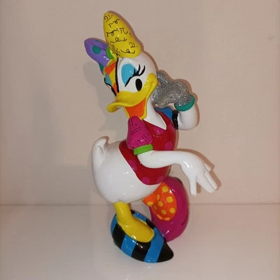Britto Disney Daisy Duck Figur 2015 Ca. 21cm Groß • Beine Abgebrochen & Geklebt - Bild 1 von 4