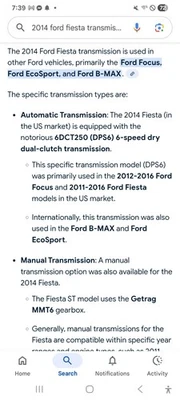 2011 2016 Ford Fiesta Focus  Fusion 1.6 Dual.clutch Transmission - Image 1 of 4