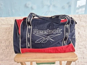 Vintage Reebok Gym/Weekend Navy Holdall Retro 90s Tasche Sport - Bild 1 von 7