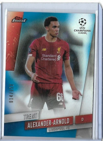 2019-20 Topps Finest #63 UEFA Champions League Trent Alexander-Arnold Blue /150 - Image 1 of 1