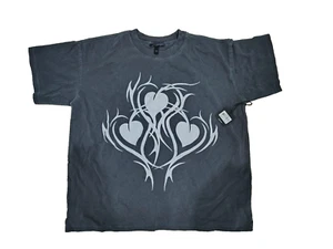 Neon Hart Gothic Heart Oversized Tee - Small - New - Foto 1 di 3