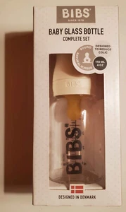 BIBS Baby Glass Bottle Complete Set - 110ml 4 Ounces - New In Box - Picture 1 of 7