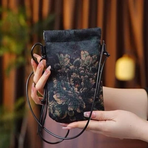 Chinese style mobile phone bag, key bag, crossbody bag, portable outdoor bag - Picture 1 of 7