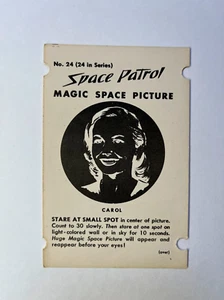 No 24 Carol 1953 Chex Space Patrol Magic Picture cereal premium last card - Picture 1 of 2