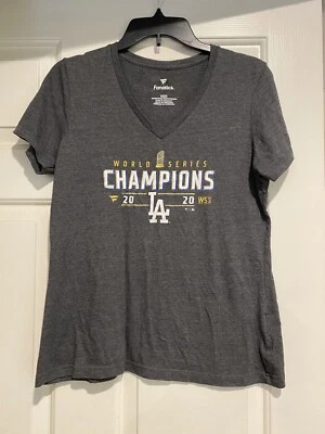Los Angeles Dodgers World Series Champions 2020 T Shirt Women’s Size Medium B88 - Image 1 of 4