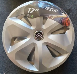 4 Alu-Design Radkappen in 17 Zoll "ROCCO Ring" silber für Citroen - Bild 1 von 1