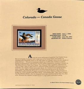 DELAWARE GREEN-WINGED TEAL STATE DUCK STAMP $5.00 VALUE 1990 MNH VF - Picture 1 of 1