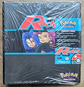 Team Rocket Binder Pokemon Card Wizards of the Coast Album Nintendo 2000 SEALED - Picture 1 of 7