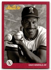 1991 STUDIO DAVE WINFIELD CALIFORNIA ANGELS #30