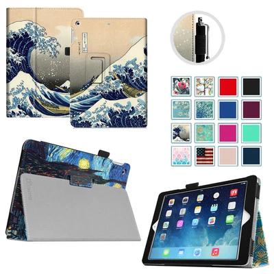 For 9.7" iPad 6th Gen 2018 / 5th Gen 2017 Case Folio Stand Cover Auto Wake/Sleep - Image 1 of 4