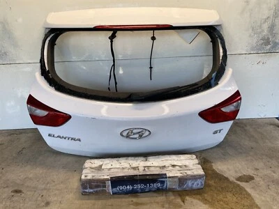 2013-2017 Hyundai Elantra GT Liftgate Tailgate Trunk Hatch OEM White - Imagem 1 de 4