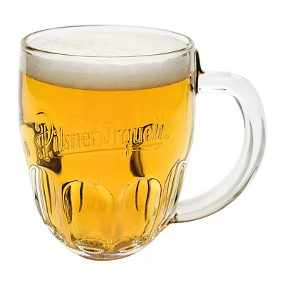 Pilsner Urquell beer glass 0.3L 0.5L stable beer mug beer glasses from Czech Republic - Image 1 of 4