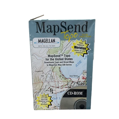 Magellan MapSend Topo For The United States For Magellan Map 330 Series NEW - Image 1 of 4