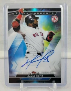 2020 Topps Certified Finest Moments David Ortiz Red Sox HOF On Card Auto - Picture 1 of 4
