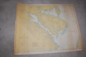 NAUTICAL CHART U.S. COAST, MD, LITTLE CHESAPEAKE BAY SEVERN & MAGOTHY RIVERS - Picture 1 of 12
