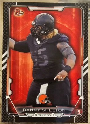 2015 Bowman Black+Base Danny Shelton RCs #12 Cleveland Browns - Image 1 of 4