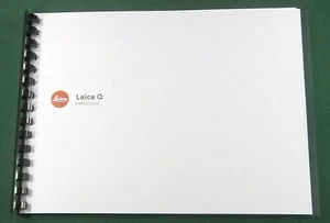 Leica Q Instruction Manual: 129 Pages & Protective Covers! - Picture 1 of 1