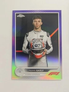 2022 Topps Chrome Formula 1 Racing Purple Refractor #44 Pierre Gasly 39/399 - Picture 1 of 2