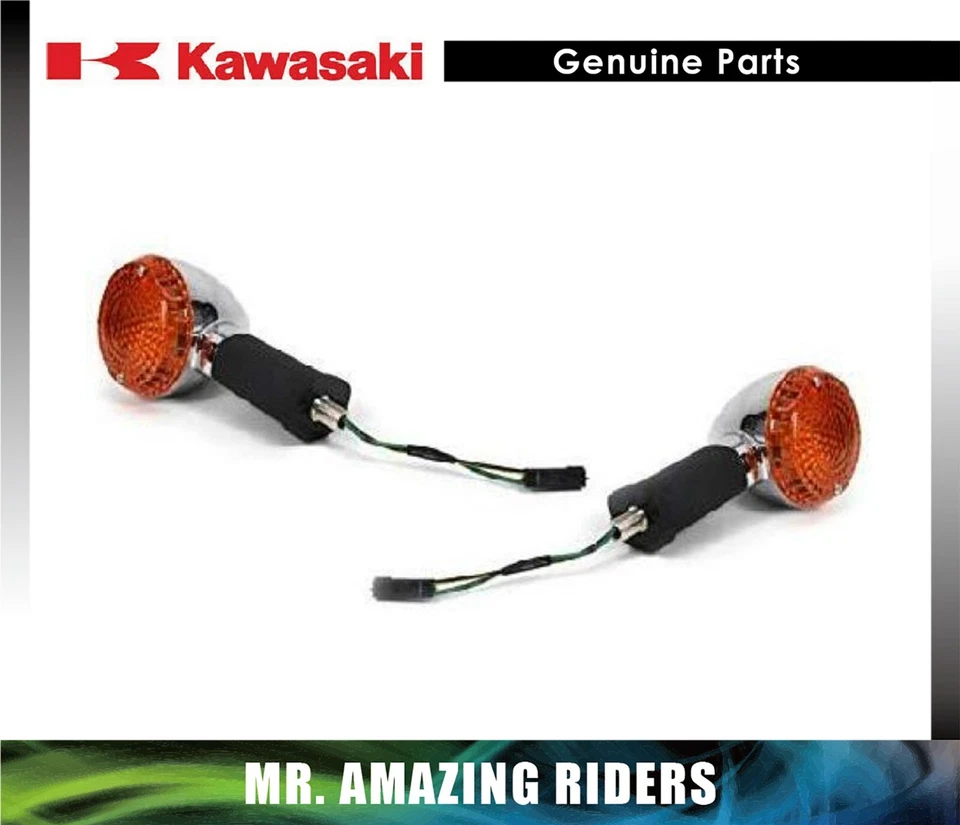 Juego de 2 luces intermitentes traseras KAWASAKI GENUINAS 2006 - 2021 VULCAN 900 23037-0087 Foto 1 de 1