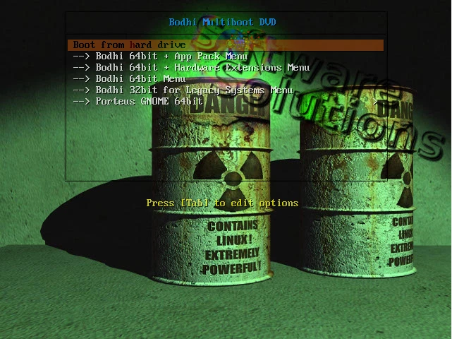 Lightweight Linux Distributions Multiboot setup on a single DVD or USB - Image 1 of 1