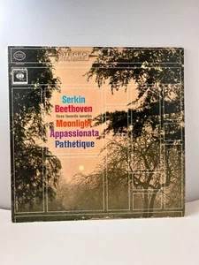 A38 Serkin/ Beethoven: Three Favorite Sonata, 1966 Columbia Masterworks MS 6481 - Picture 1 of 3