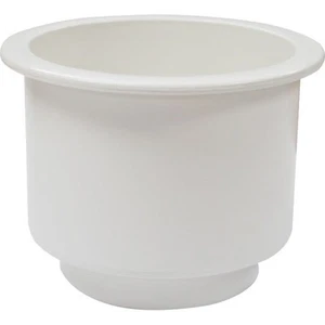 Doble Nivel 3 x 3 1/2 BLANCO Plástico Taza Bebida Portavasos Barco RV Barco Patio - Imagen 1 de 1