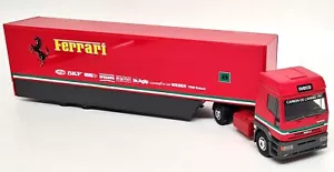 Modellino camion Louis Surber 1/43 Iveco Eurotech Ferrari GP F1 Team Transporter - Foto 1 di 9