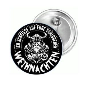 Ich scheisse auf eure verlogenen Badge Anstecknadel Button Anstecker Pin Magnet - Picture 1 of 1